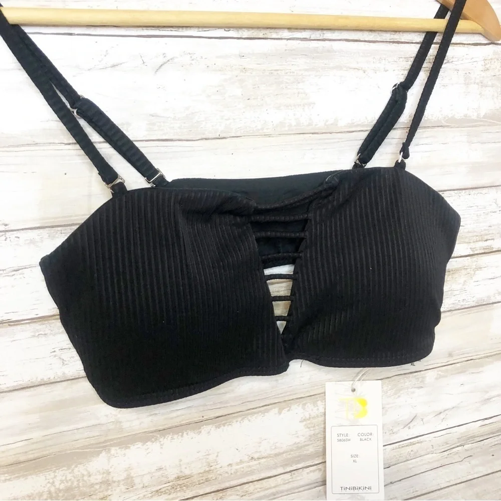 TiniBikini 2-Piece Reversible Cutout Bikini Size X-Large Bottom / X- Large Top